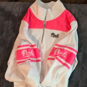 VS PINK quarter zip pullover in medium
